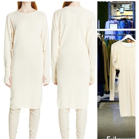 NWT Birgitte Herskind Dawn Cutout Organic Wool & Organic Cotton Sweater Dress XS - Picture 2 of 14